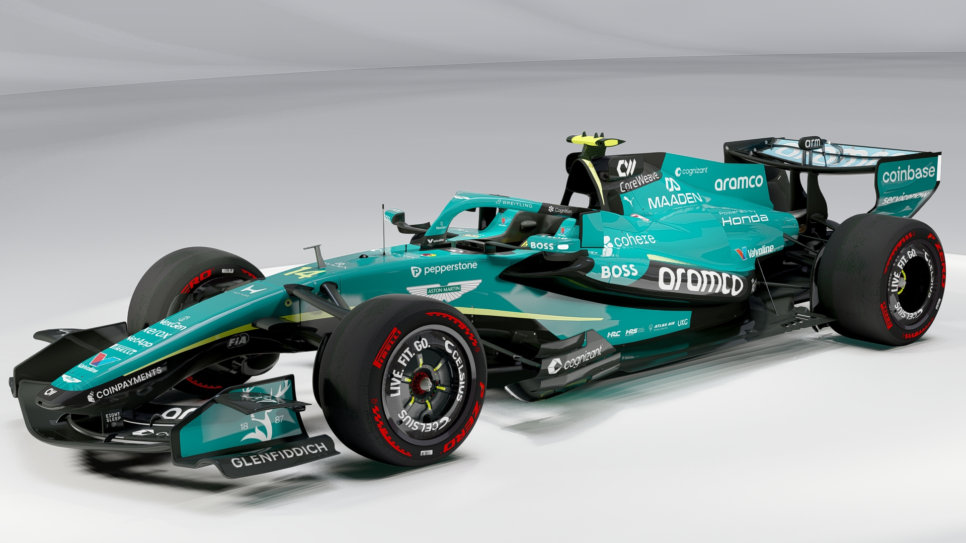 Aston Martin AMR26 F1 2026 Formula 1 3D Model