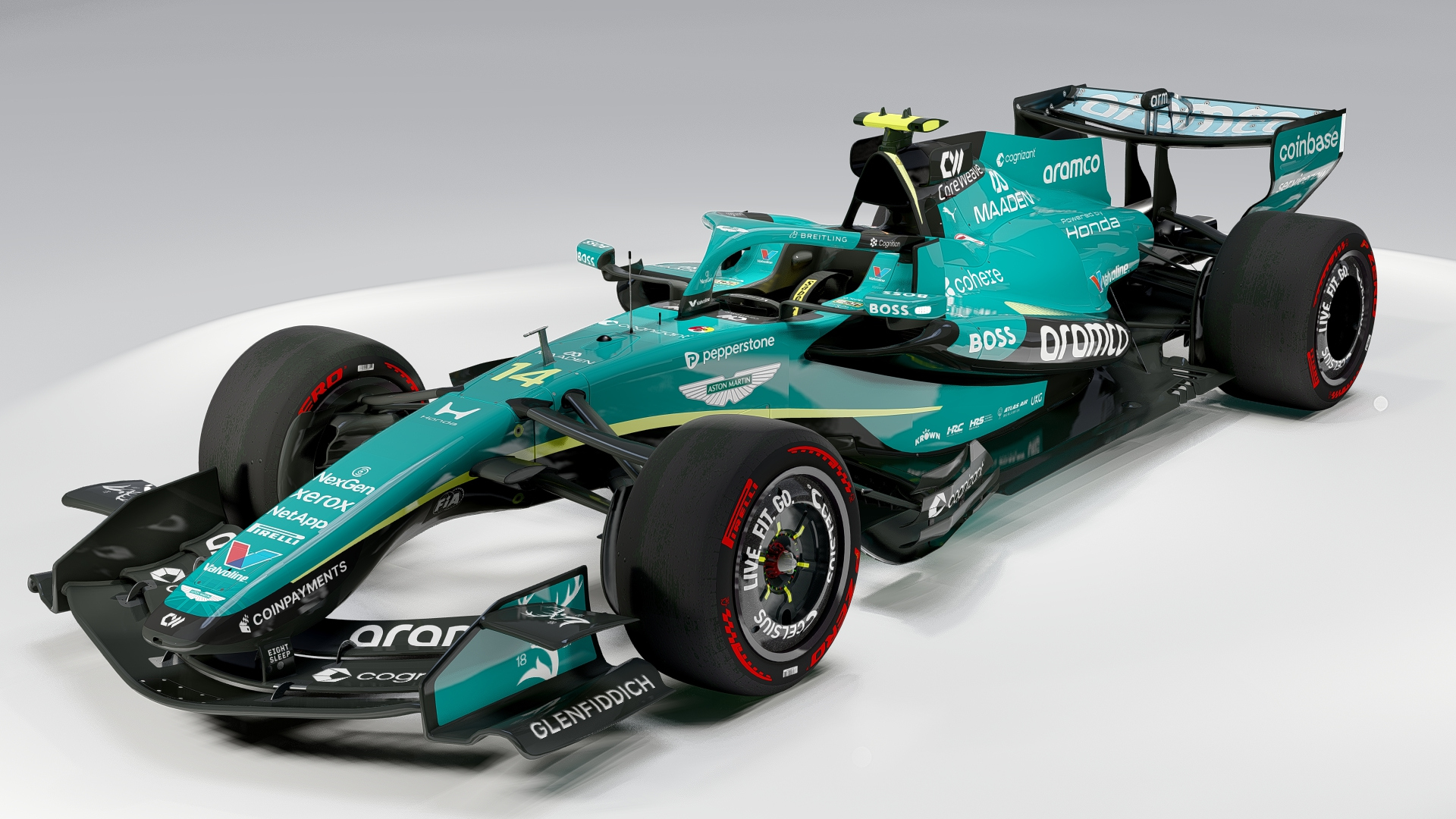 Aston Martin AMR26 F1 2026 Formula 1 3D Model
