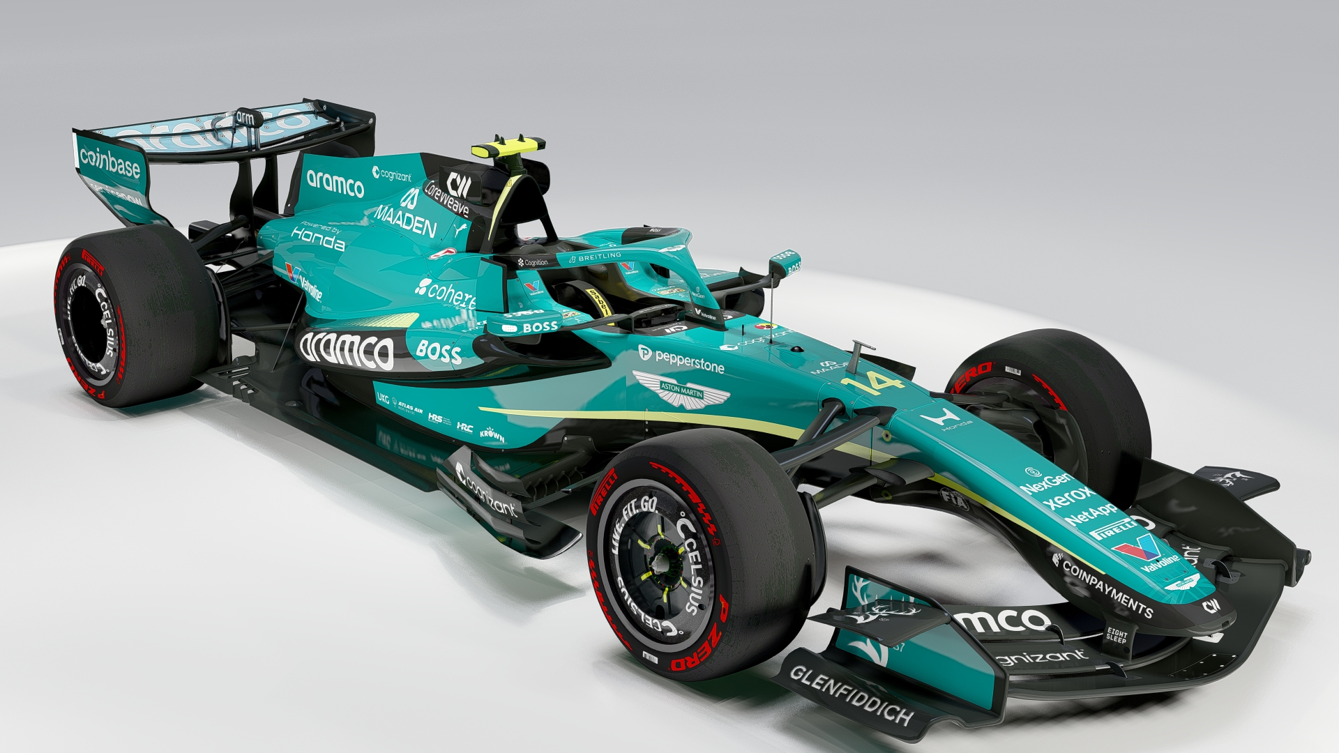 Aston Martin AMR26 F1 2026 Formula 1 3D Model
