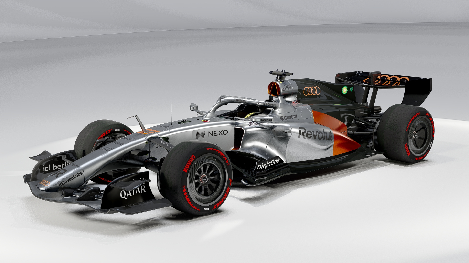 Audi F1 Hulkenberg R26 3D Model