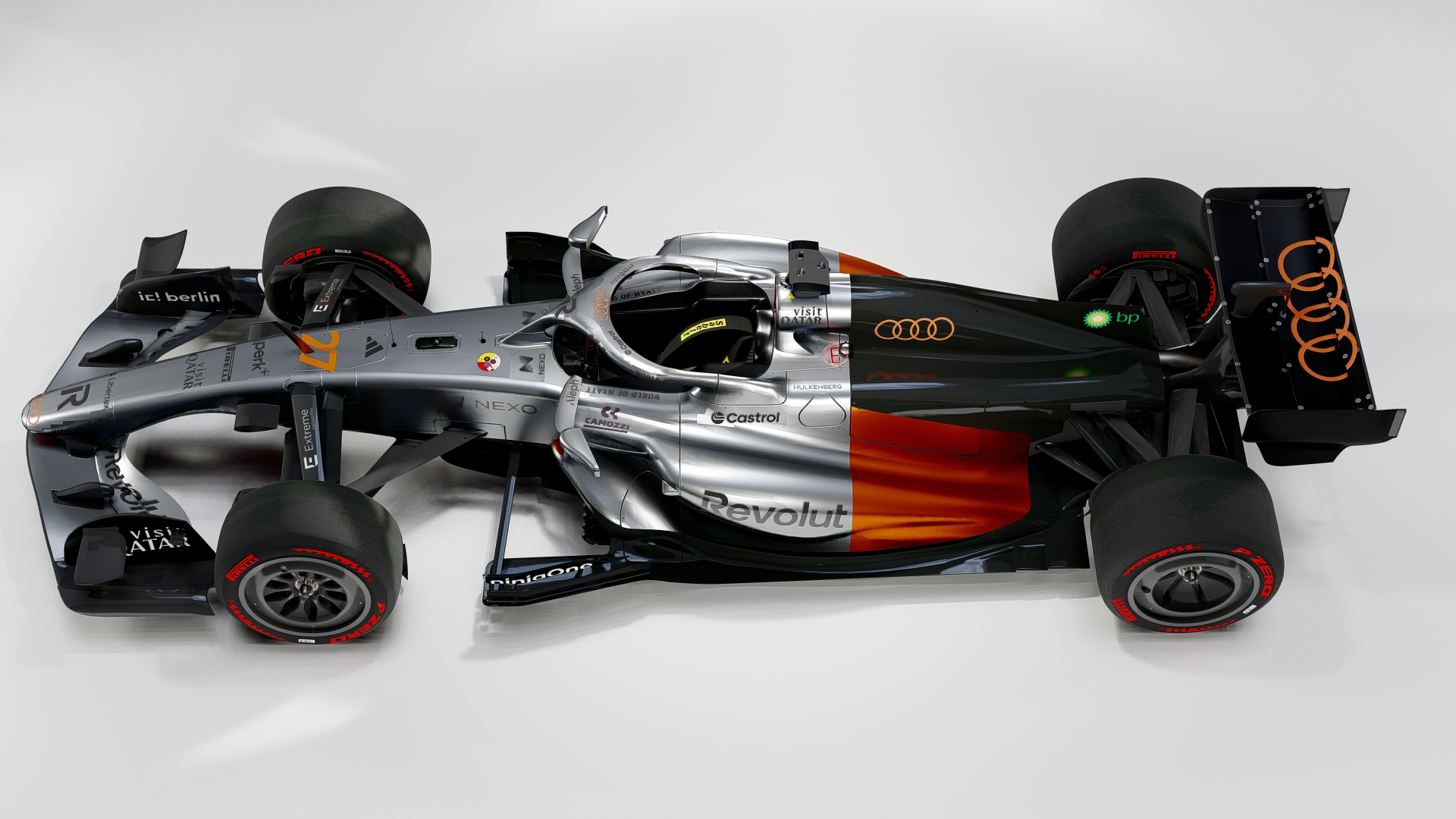 Audi F1 Hulkenberg R26 3D Model