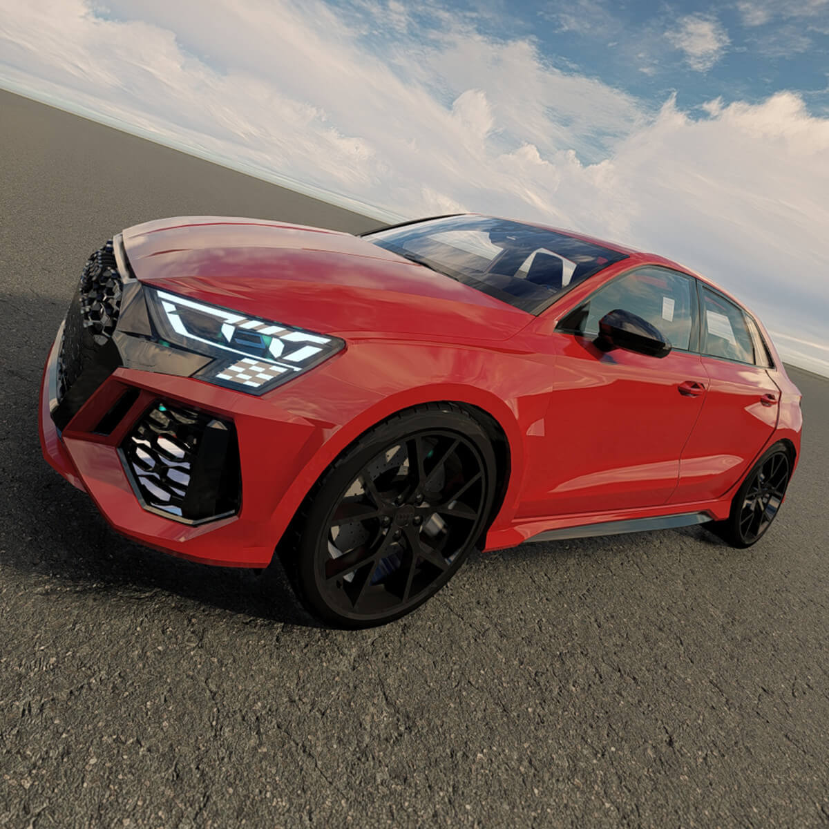 Audi RS3 Sportback 2022 3D Model