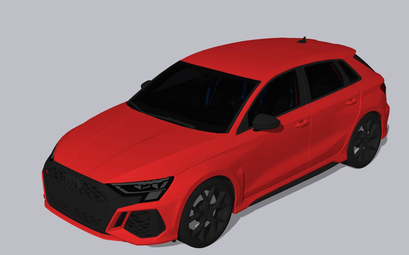 Audi RS3 Sportback 2022 3D Model