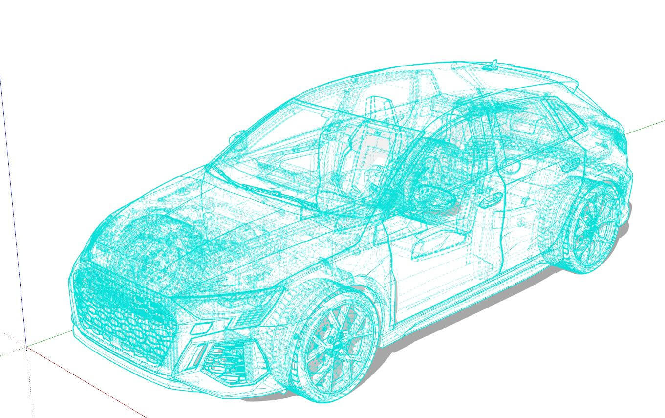 Audi RS3 Sportback 2022 3D Model