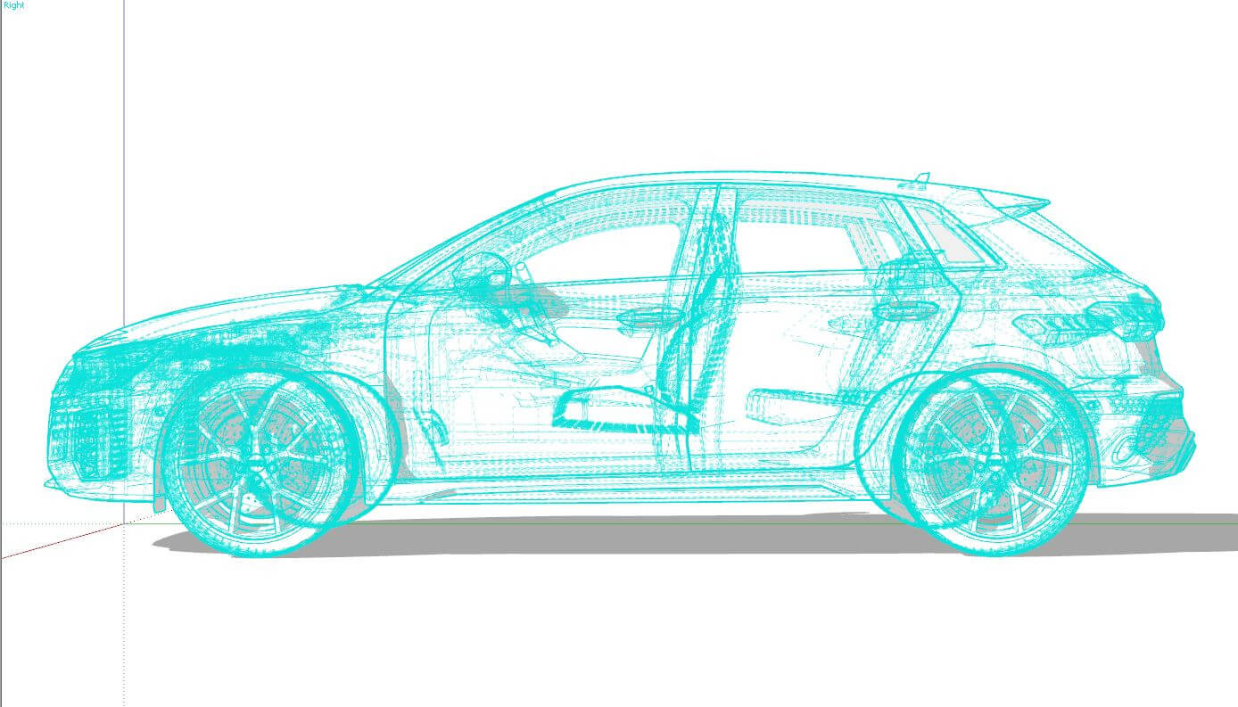Audi RS3 Sportback 2022 3D Model