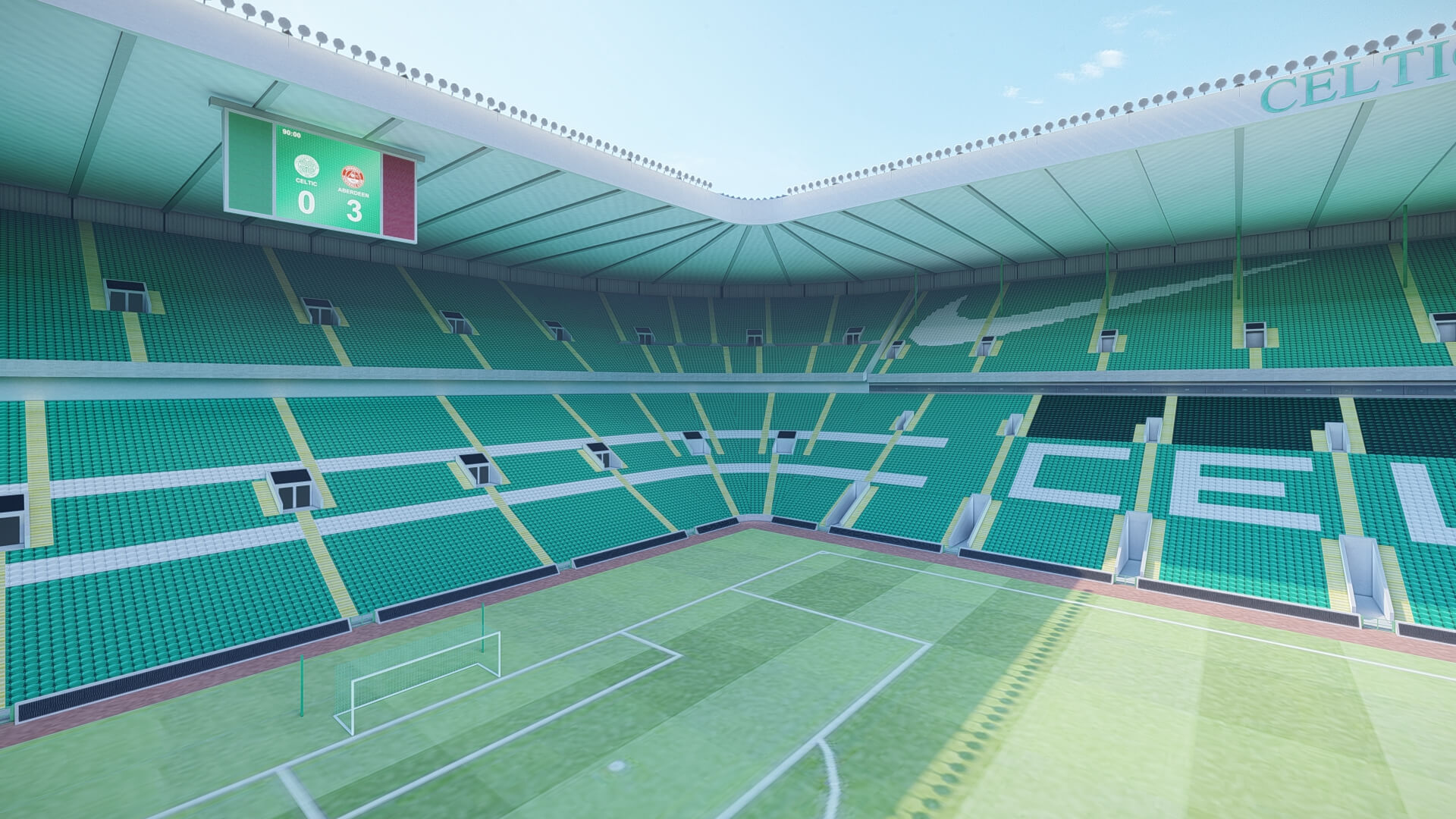 Celtic Park Stadium 3D Model