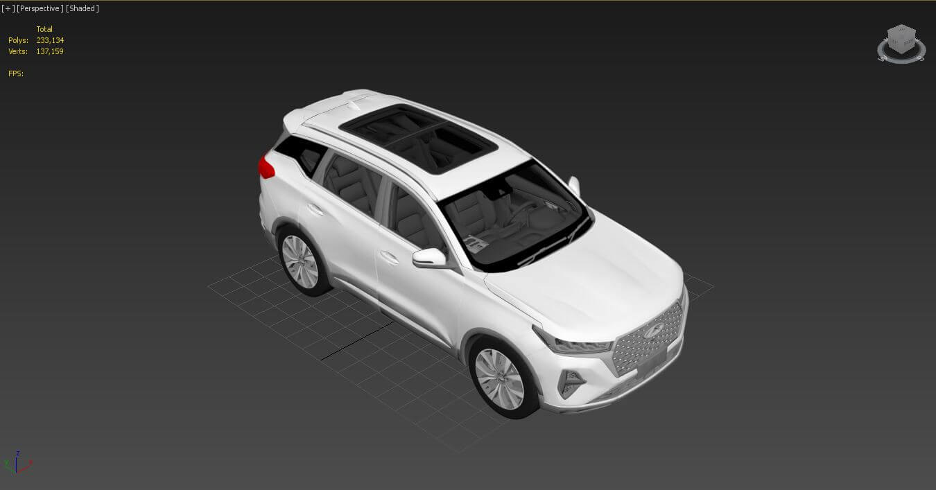 Chery Tiggo 7 Pro 2022 3D Model