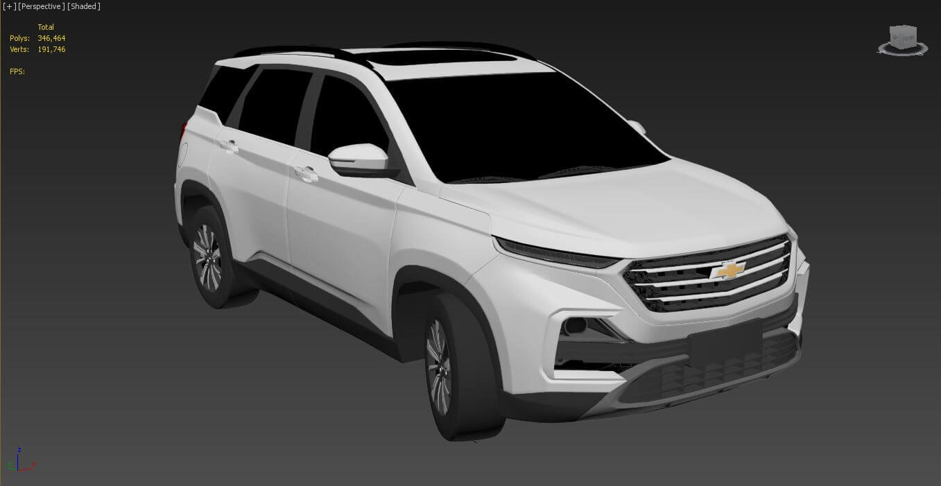 Chevrolet Captiva 2022 3D Model