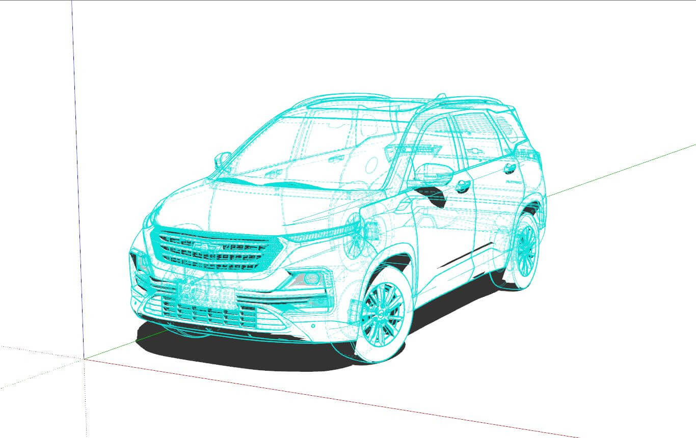 Chevrolet Captiva 2022 3D Model