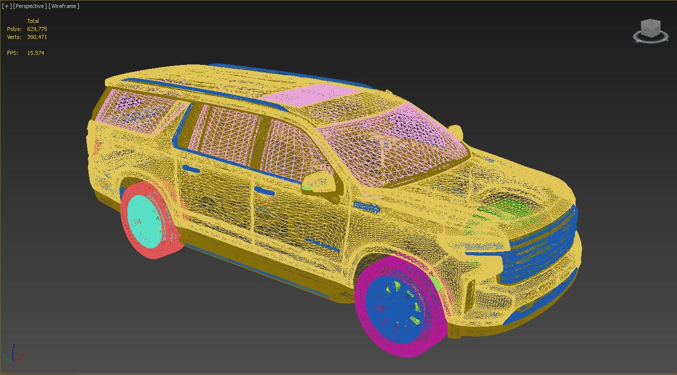 Chevrolet Suburban 2022 3D Model