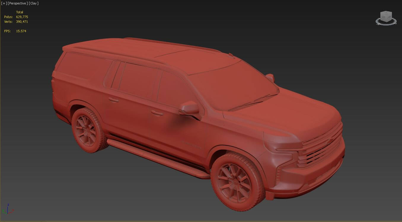 Chevrolet Suburban 2022 3D Model