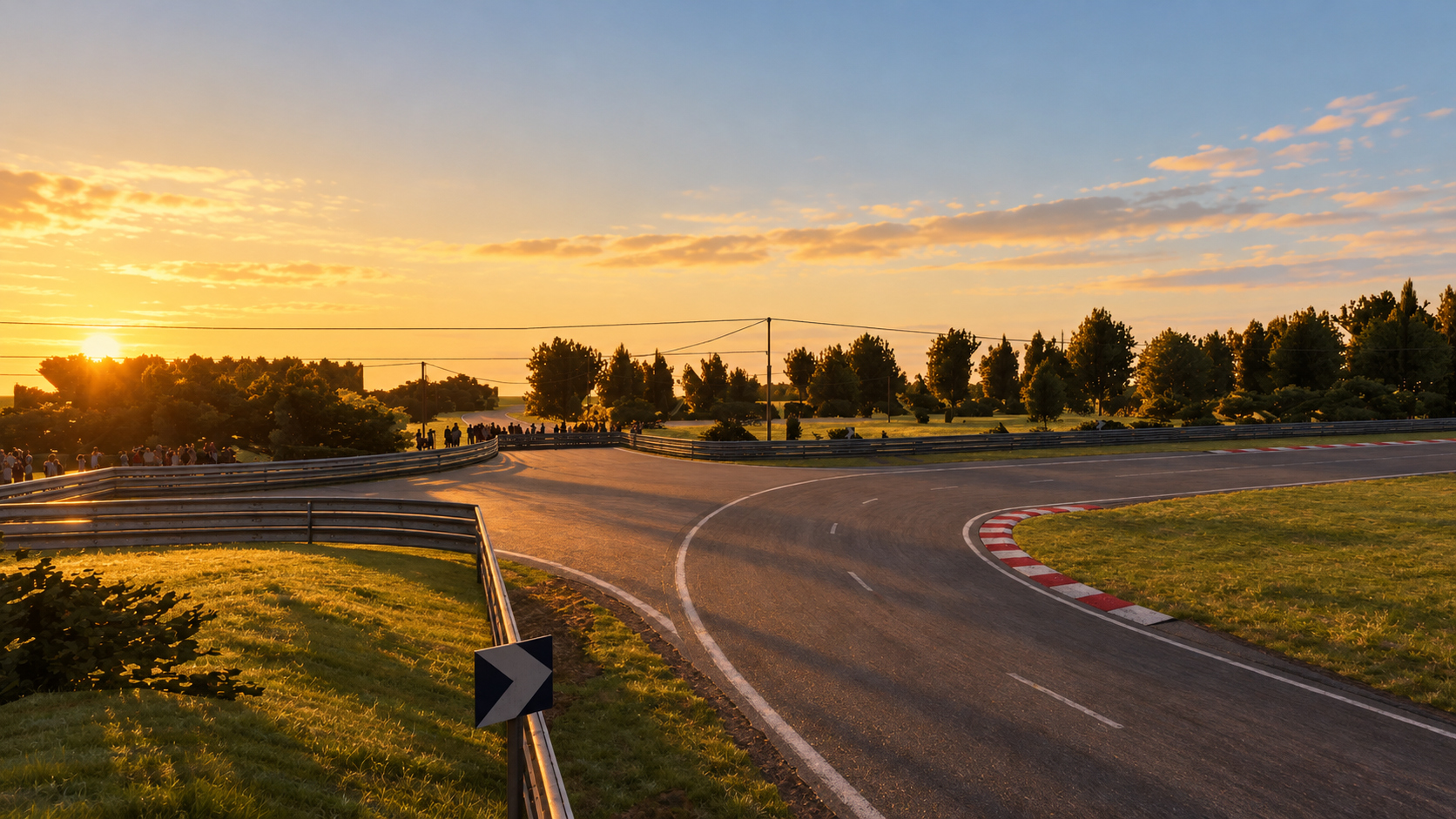 Circuit de la Sarthe Le Mans 24 Hours Race 3D Model