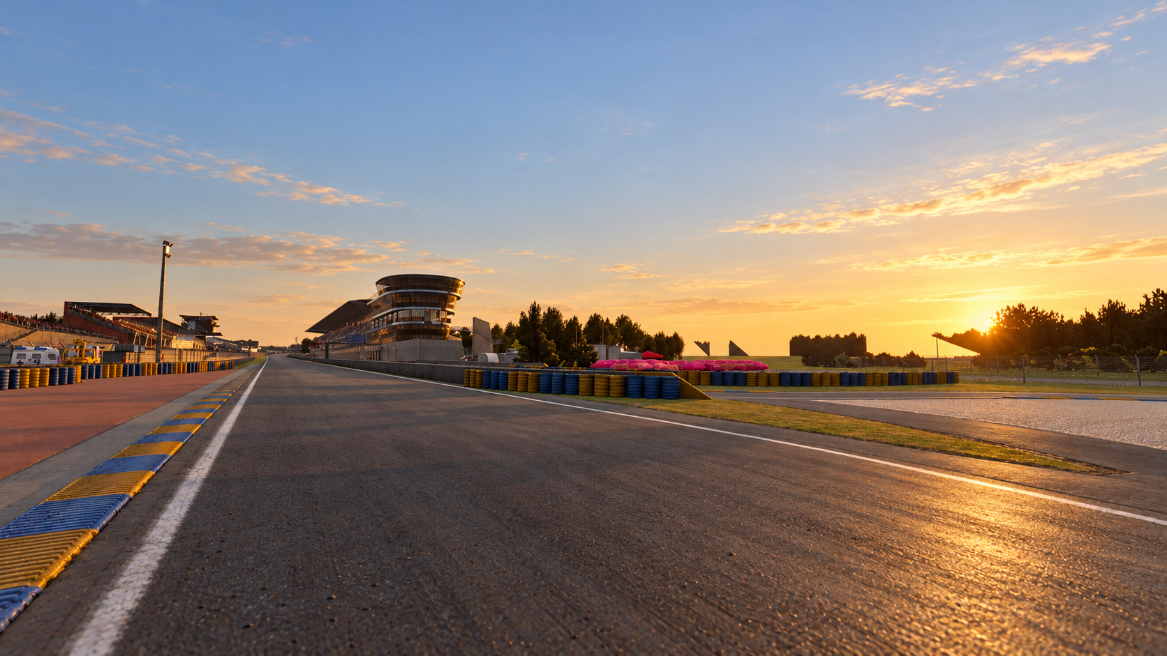 Circuit de la Sarthe Le Mans 24 Hours Race 3D Model