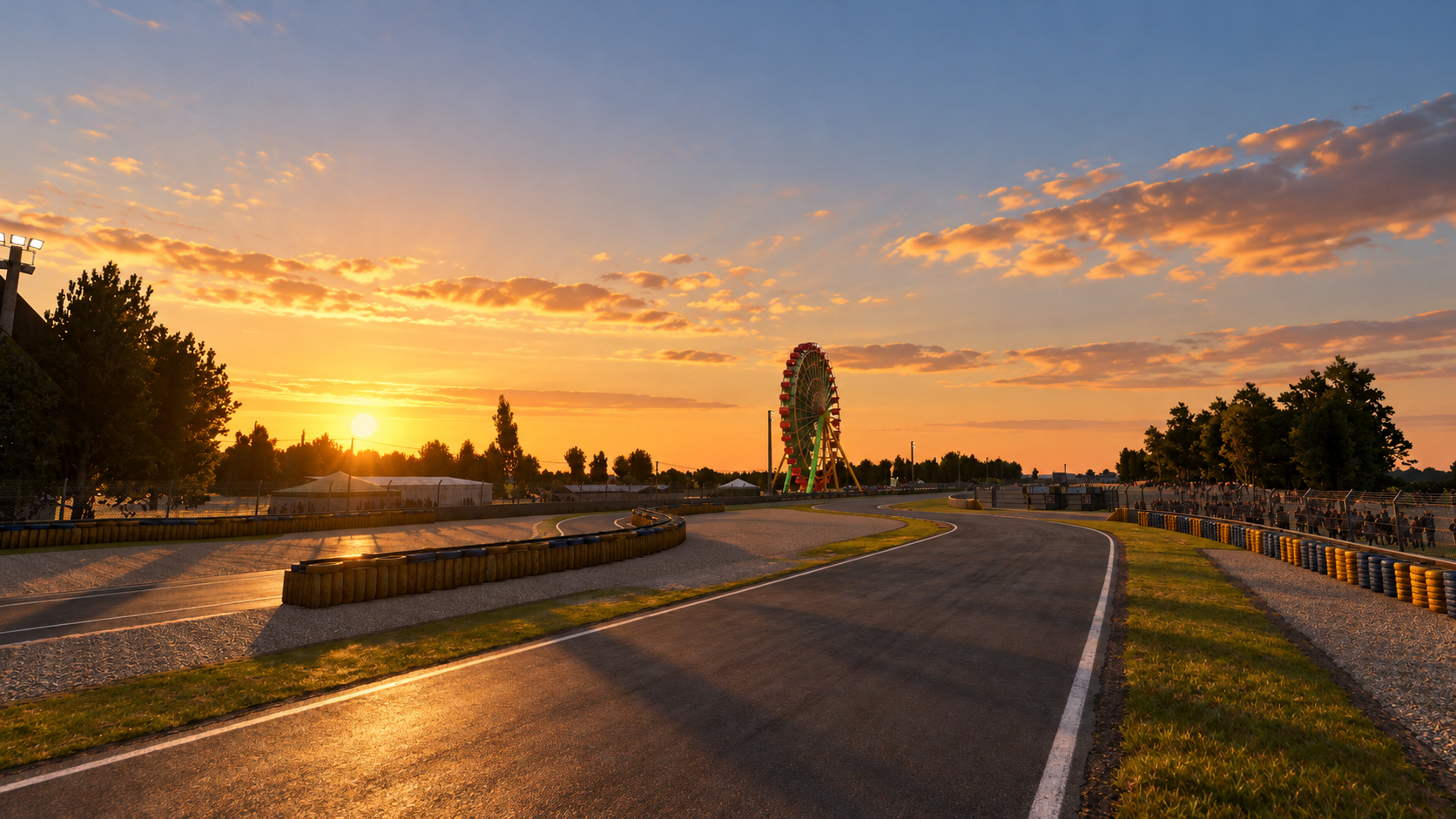Circuit de la Sarthe Le Mans 24 Hours Race 3D Model