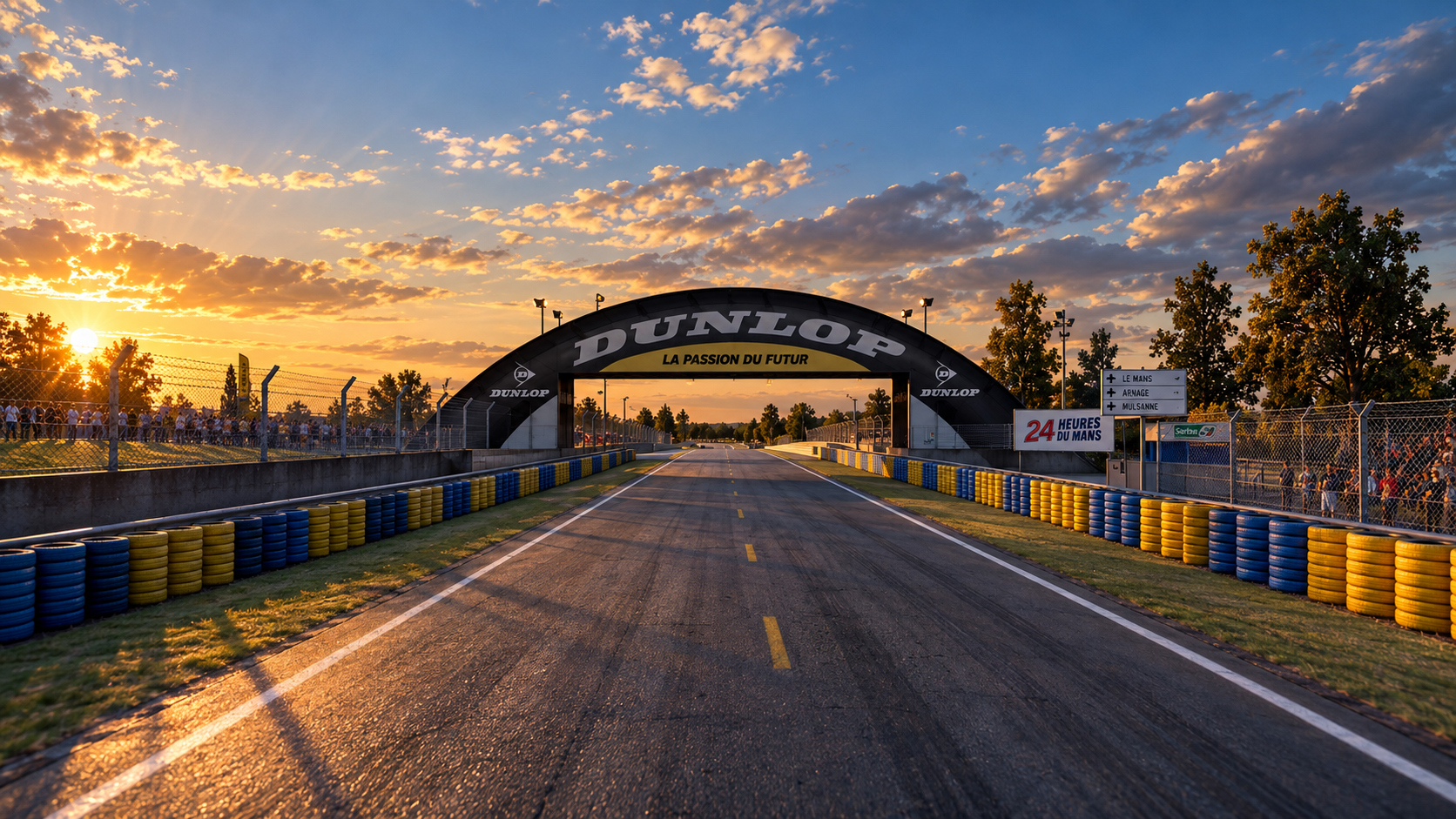 Circuit de la Sarthe Le Mans 24 Hours Race 3D Model
