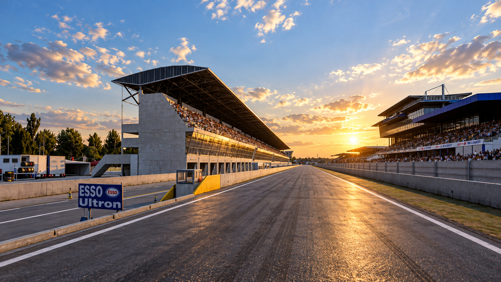 Circuit de la Sarthe Le Mans 24 Hours Race 3D Model