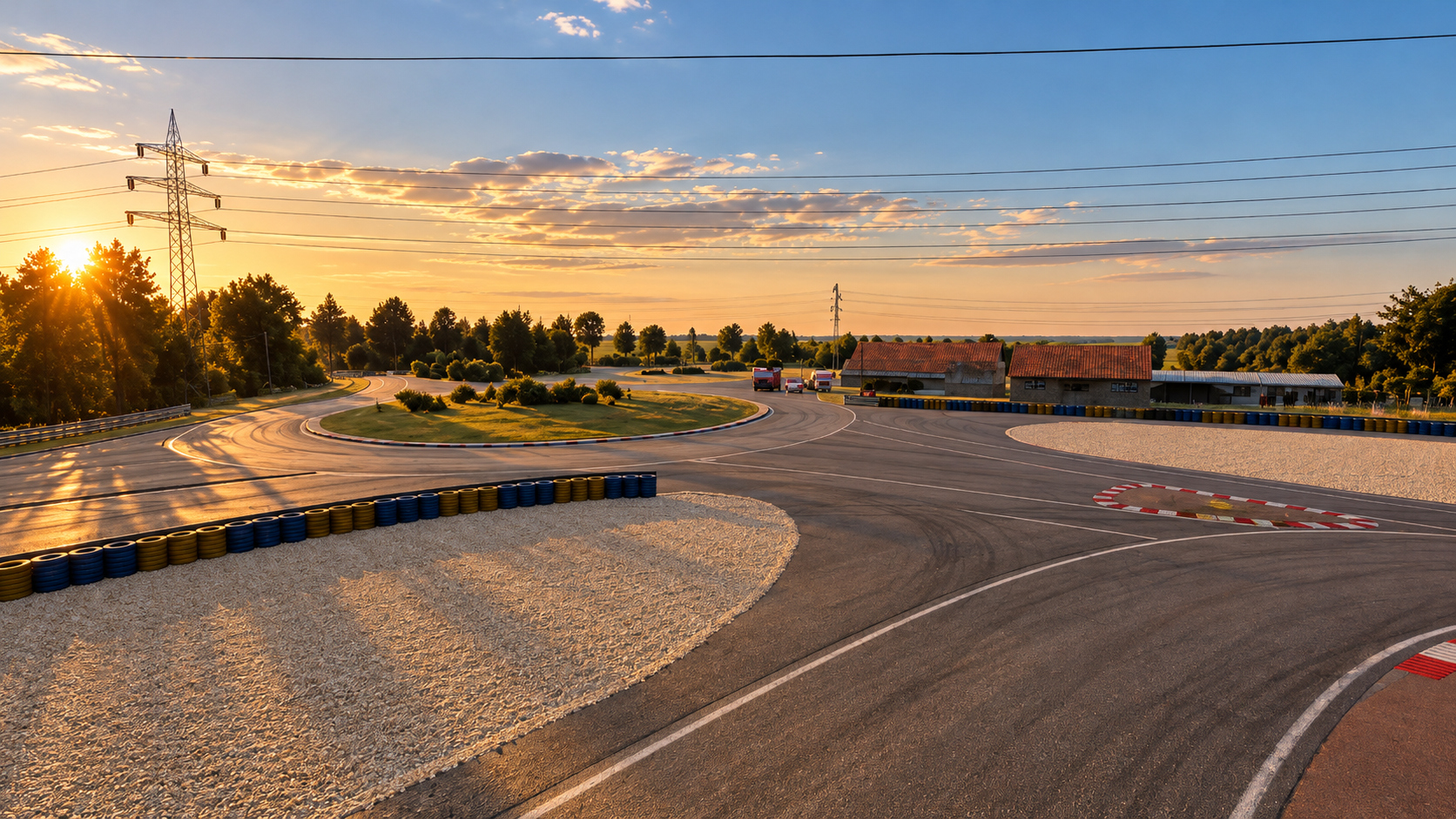 Circuit de la Sarthe Le Mans 24 Hours Race 3D Model