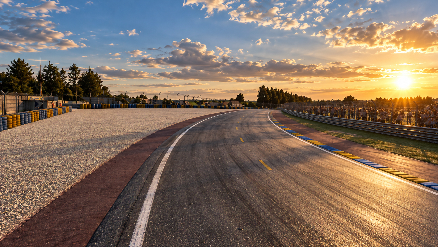 Circuit de la Sarthe Le Mans 24 Hours Race 3D Model