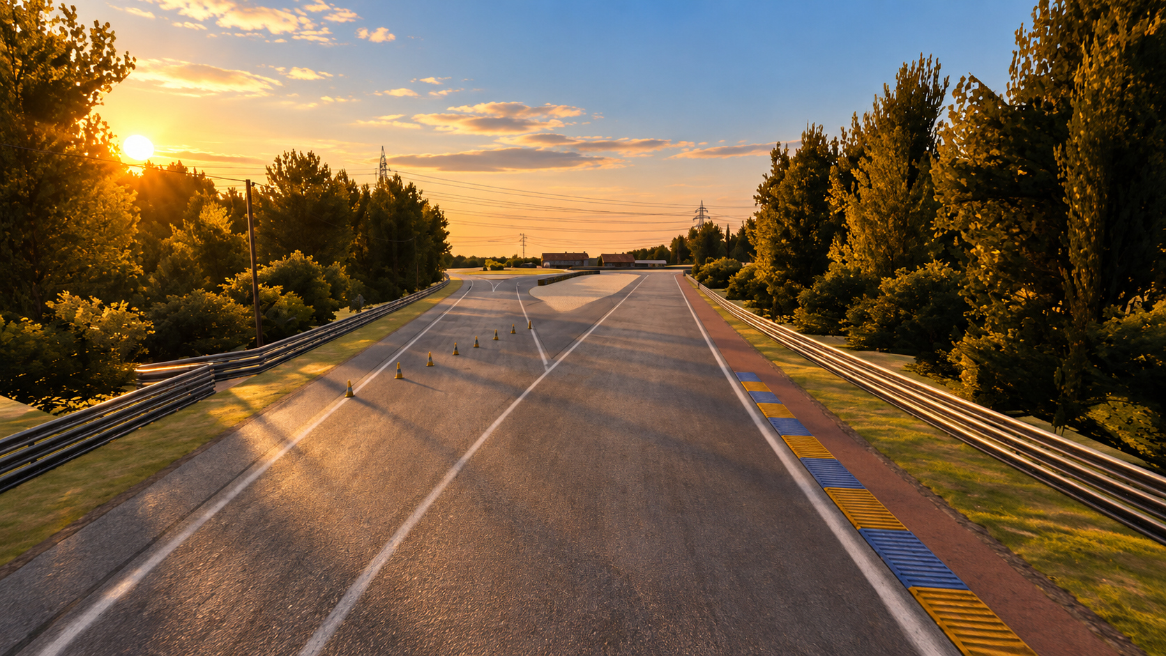Circuit de la Sarthe Le Mans 24 Hours Race 3D Model