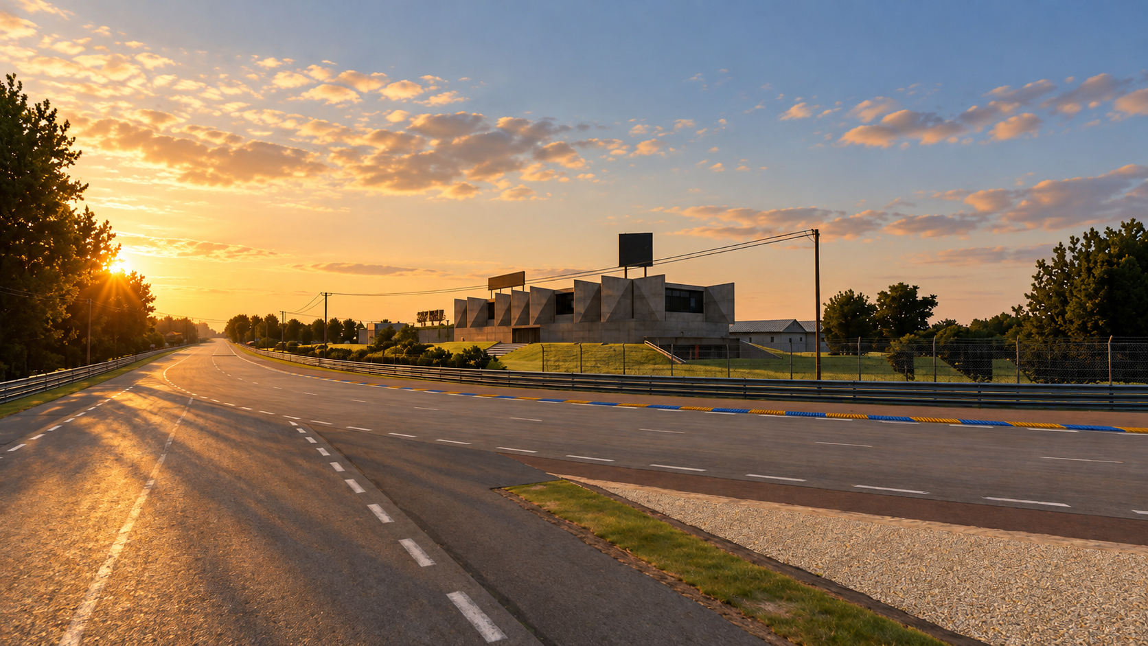 Circuit de la Sarthe Le Mans 24 Hours Race 3D Model