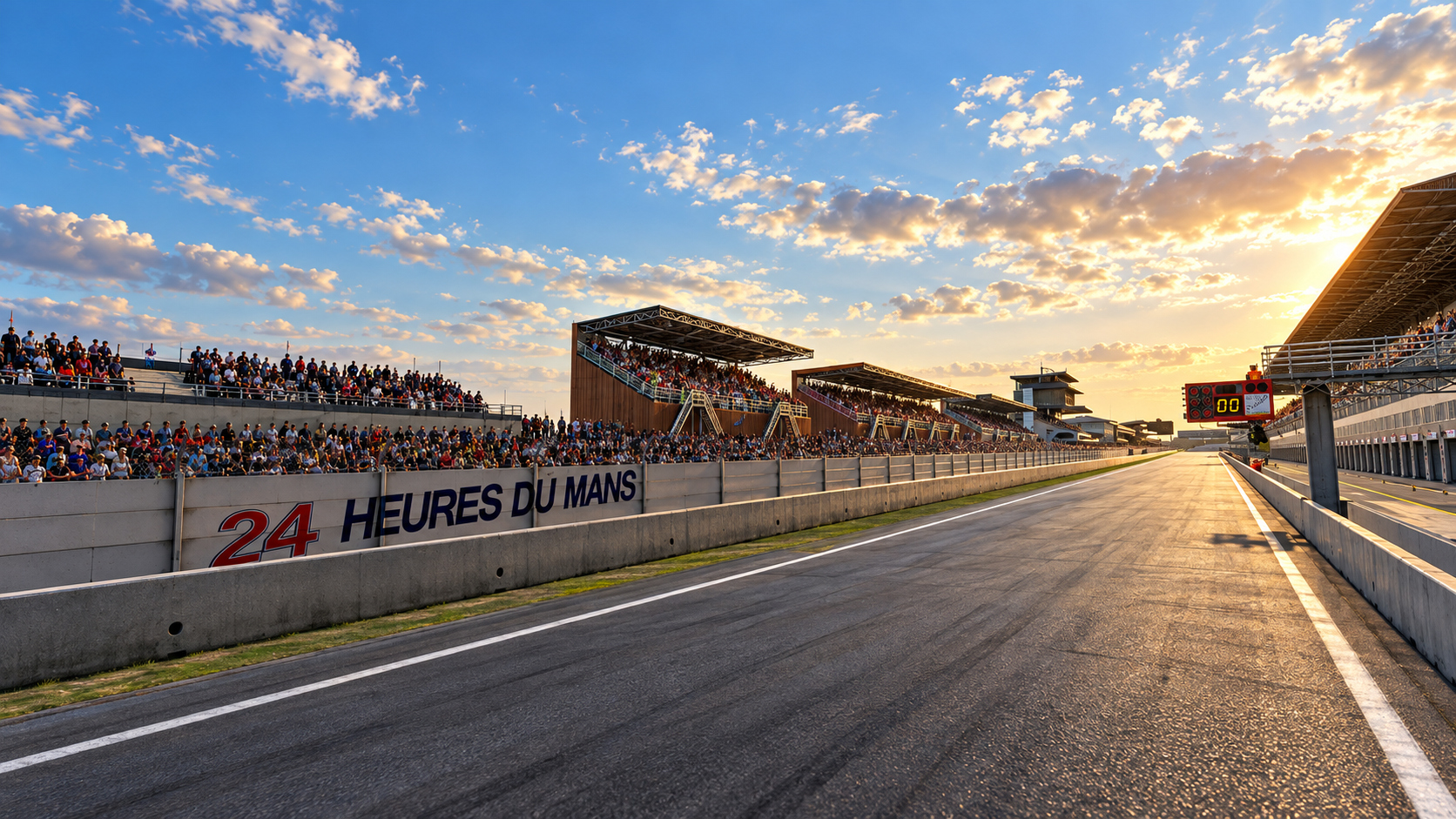 Circuit de la Sarthe Le Mans 24 Hours Race 3D Model