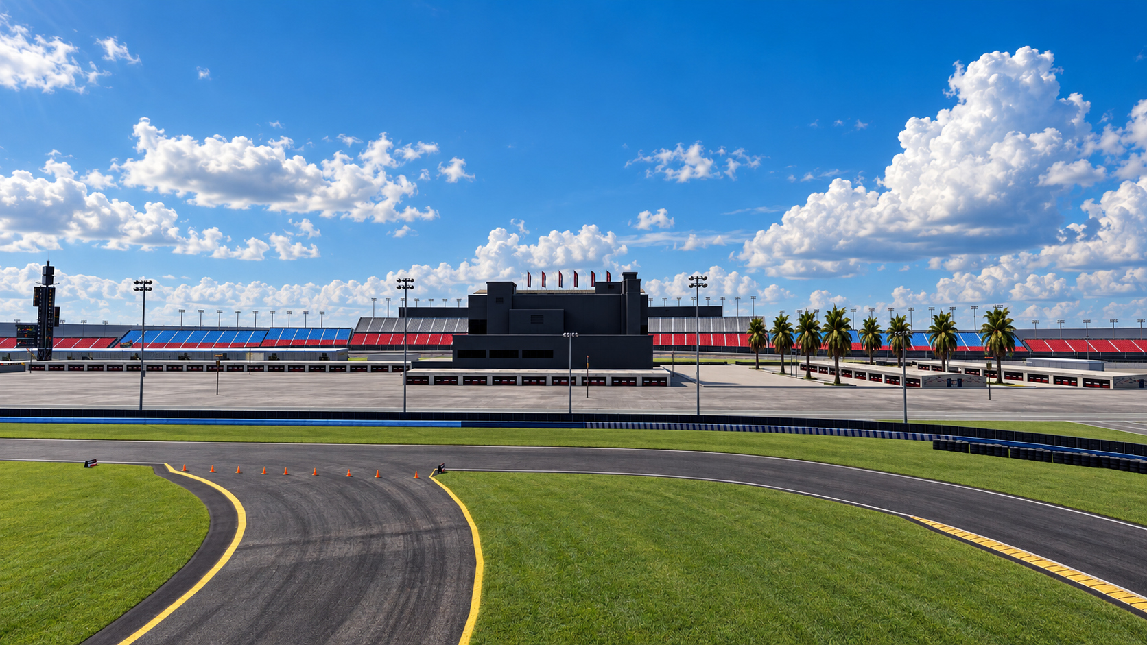 Daytona International Speedway 3D Model