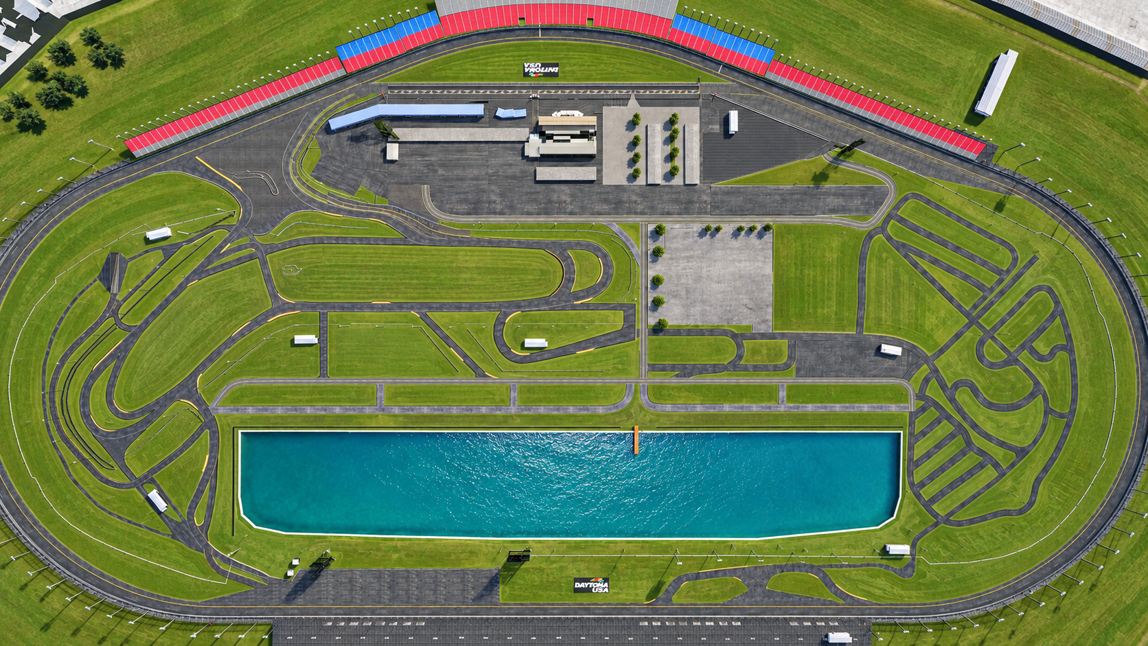 Daytona International Speedway 3D Model