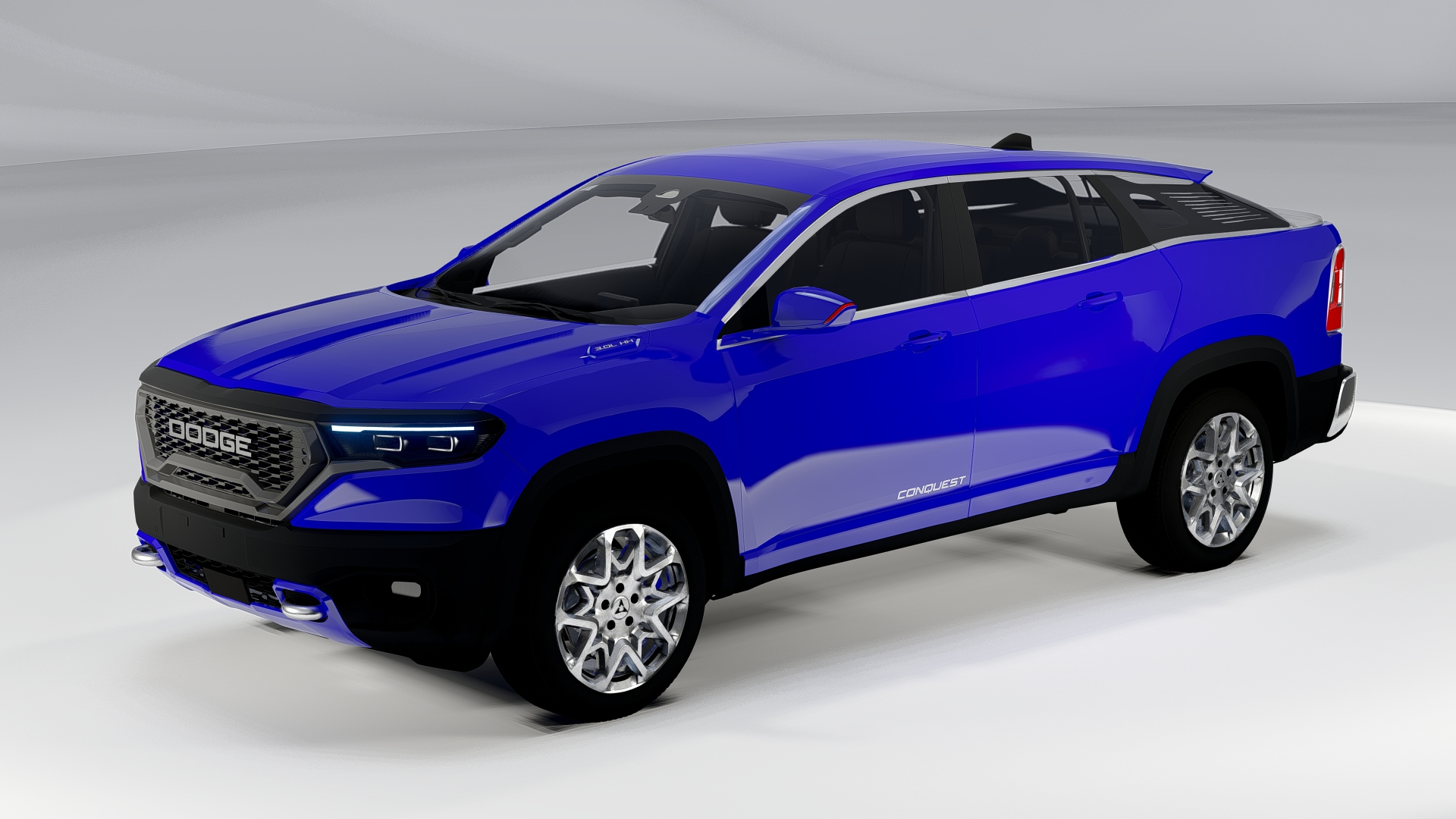 Dodge Conquest RT Hybrid 2027 3D Model