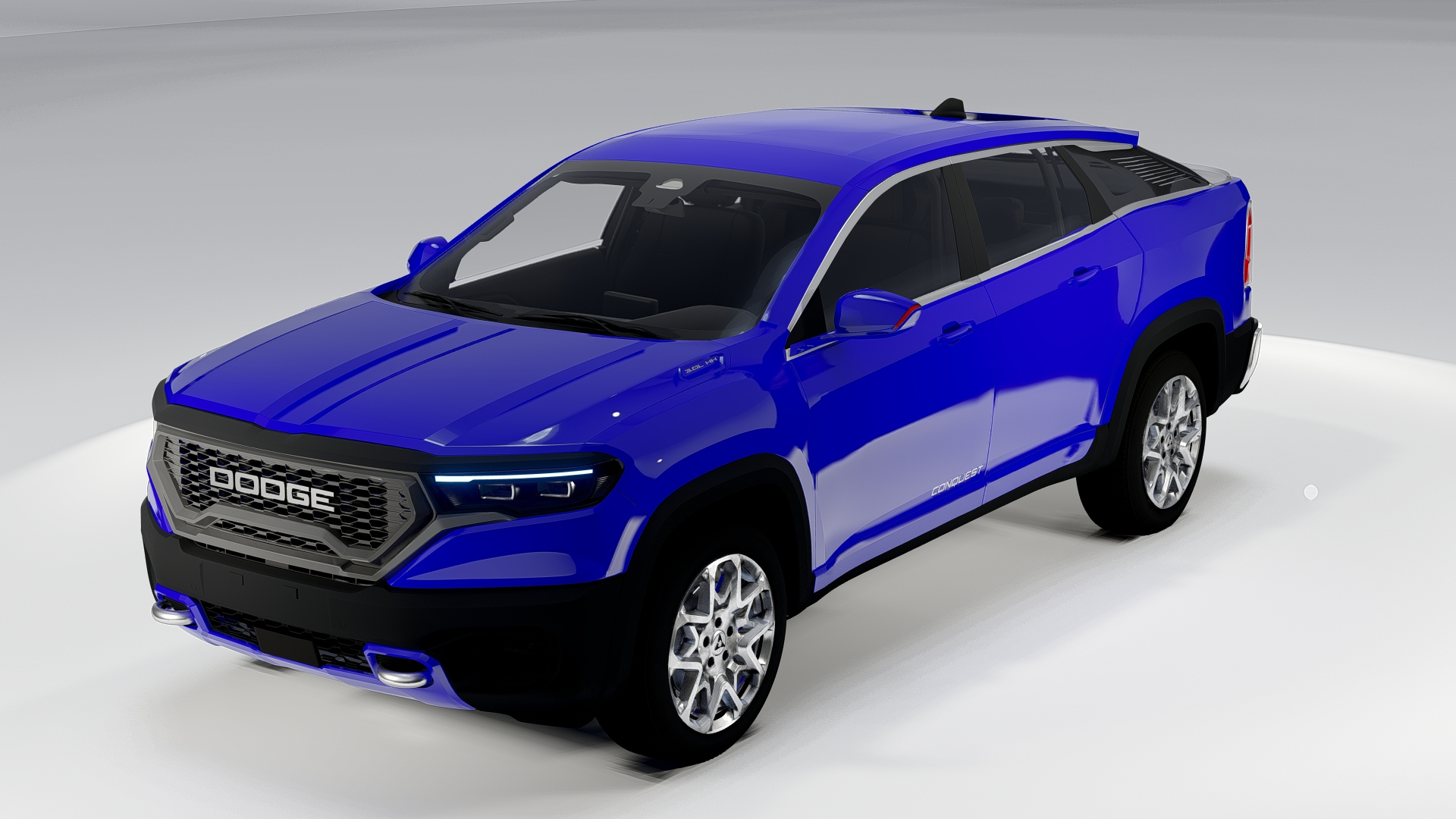 Dodge Conquest RT Hybrid 2027 3D Model