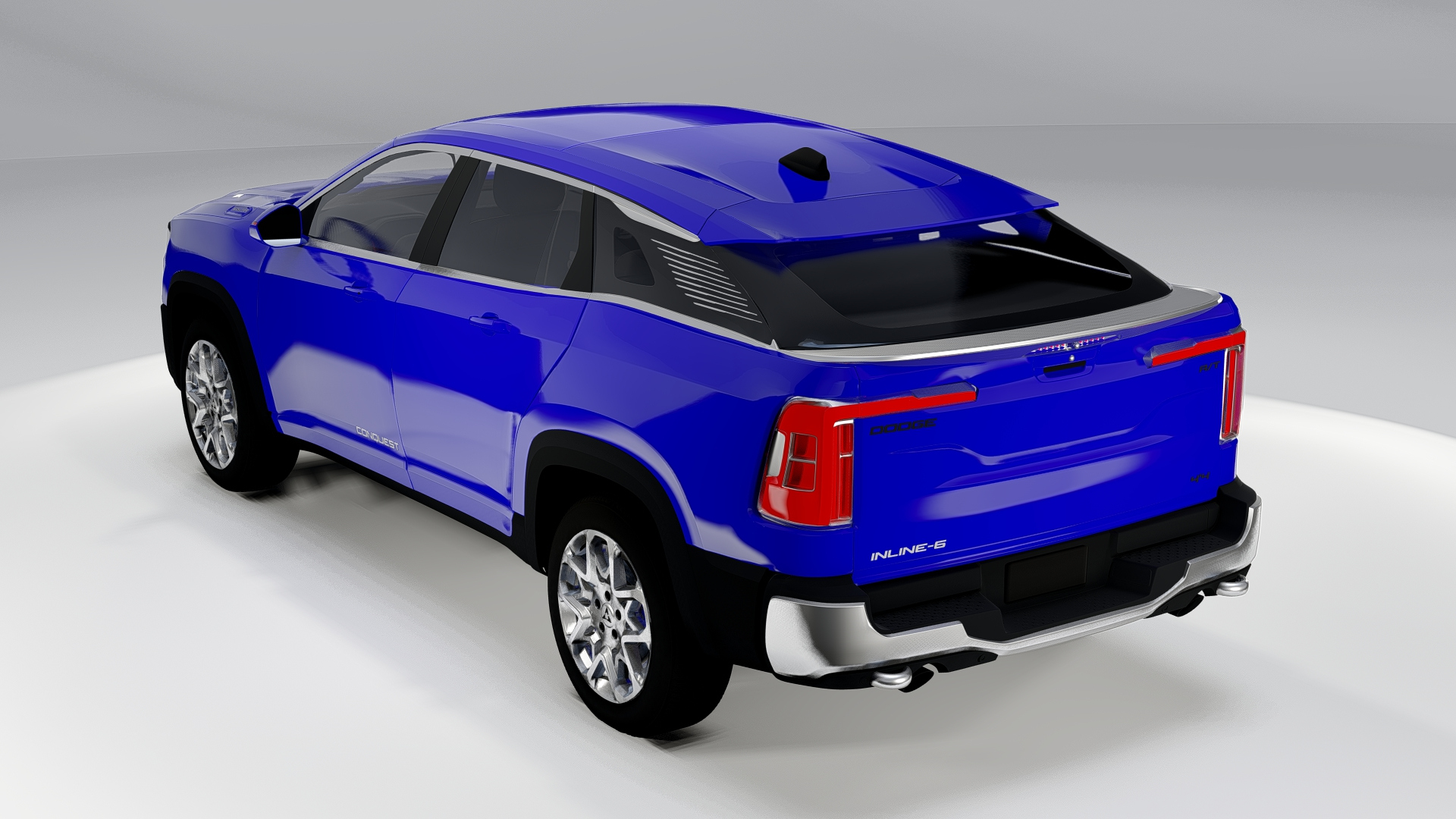Dodge Conquest RT Hybrid 2027 3D Model