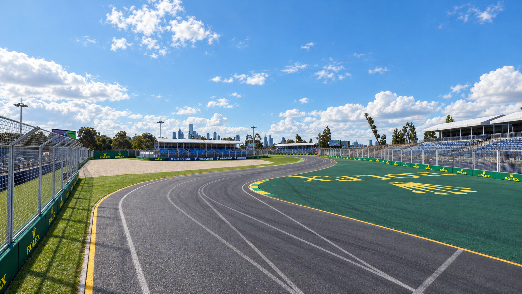 F1 Australian Grand Prix Albert Park Melbourne Circuit 3D Model
