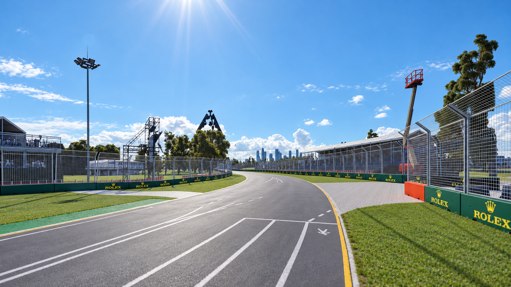 F1 Australian Grand Prix Albert Park Melbourne Circuit 3D Model