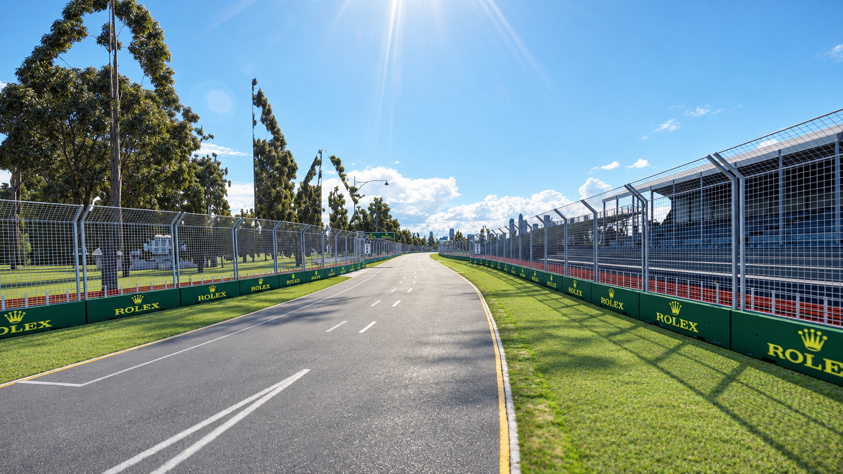 F1 Australian Grand Prix Albert Park Melbourne Circuit 3D Model