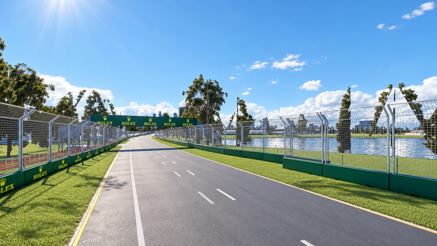 F1 Australian Grand Prix Albert Park Melbourne Circuit 3D Model