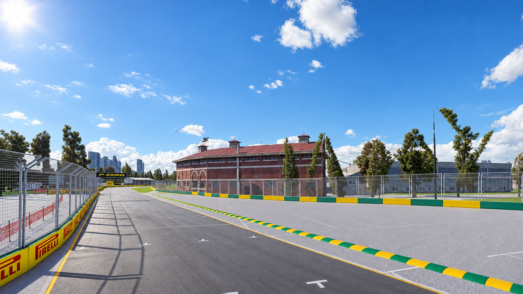 F1 Australian Grand Prix Albert Park Melbourne Circuit 3D Model