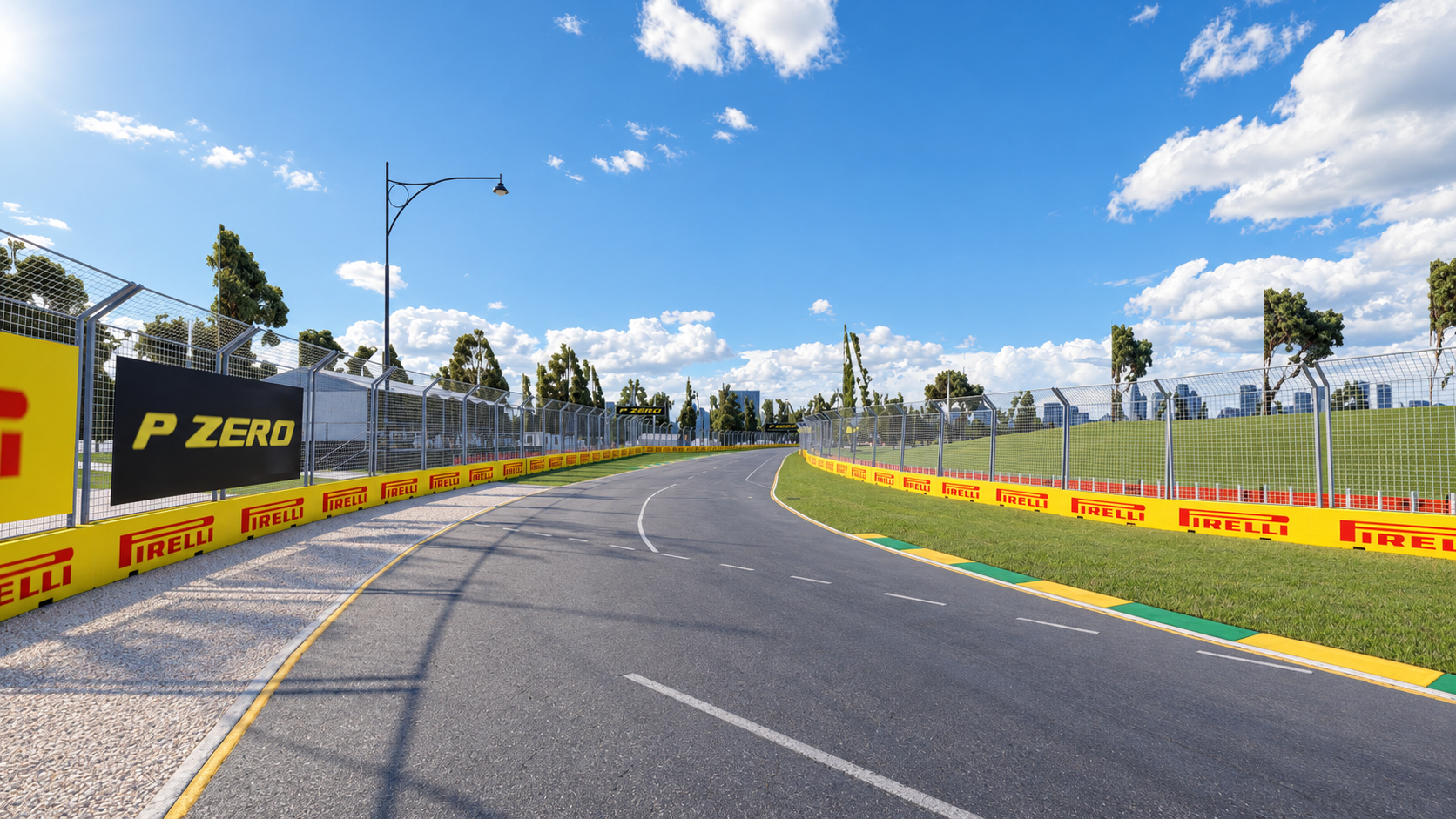 F1 Australian Grand Prix Albert Park Melbourne Circuit 3D Model