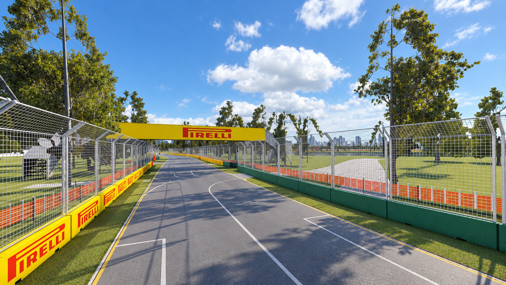 F1 Australian Grand Prix Albert Park Melbourne Circuit 3D Model