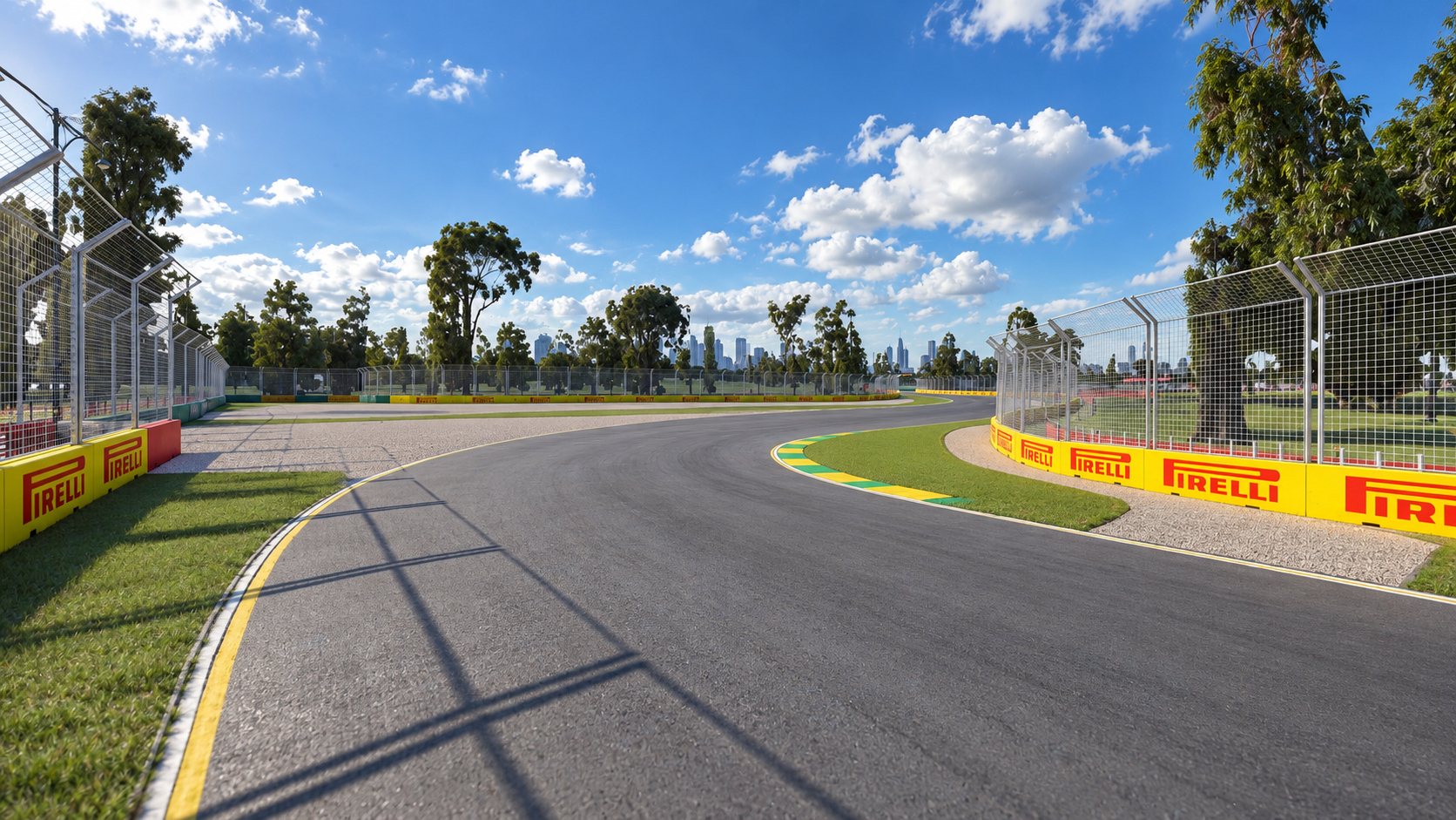 F1 Australian Grand Prix Albert Park Melbourne Circuit 3D Model