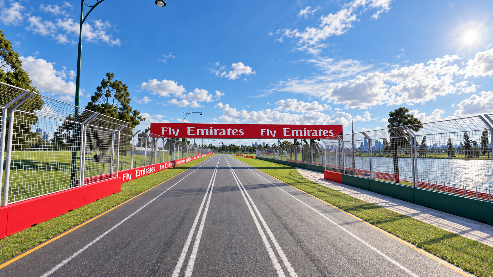 F1 Australian Grand Prix Albert Park Melbourne Circuit 3D Model