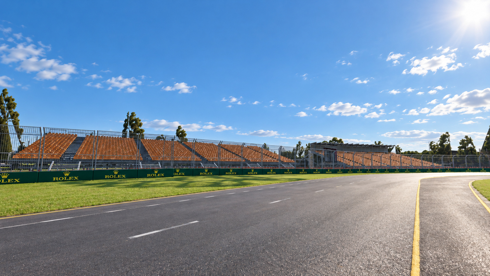 F1 Australian Grand Prix Albert Park Melbourne Circuit 3D Model