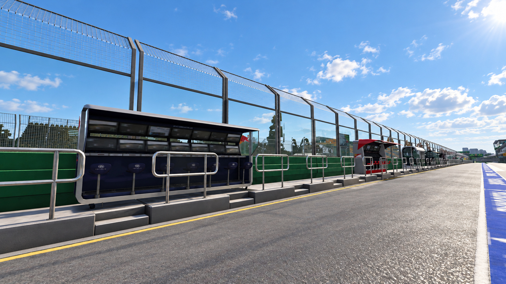 F1 Australian Grand Prix Albert Park Melbourne Circuit 3D Model
