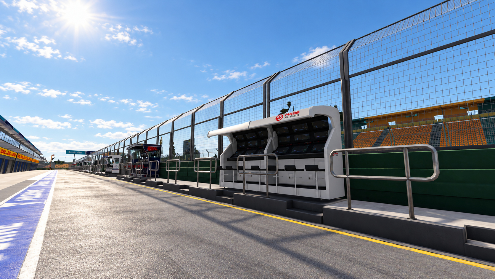 F1 Australian Grand Prix Albert Park Melbourne Circuit 3D Model