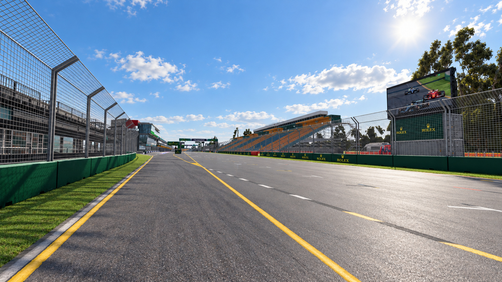 F1 Australian Grand Prix Albert Park Melbourne Circuit 3D Model