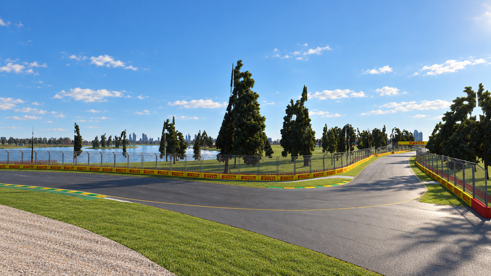 F1 Australian Grand Prix Albert Park Melbourne Circuit 3D Model