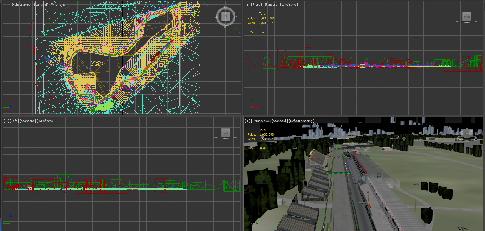 F1 Australian Grand Prix Albert Park Melbourne Circuit 3D Model