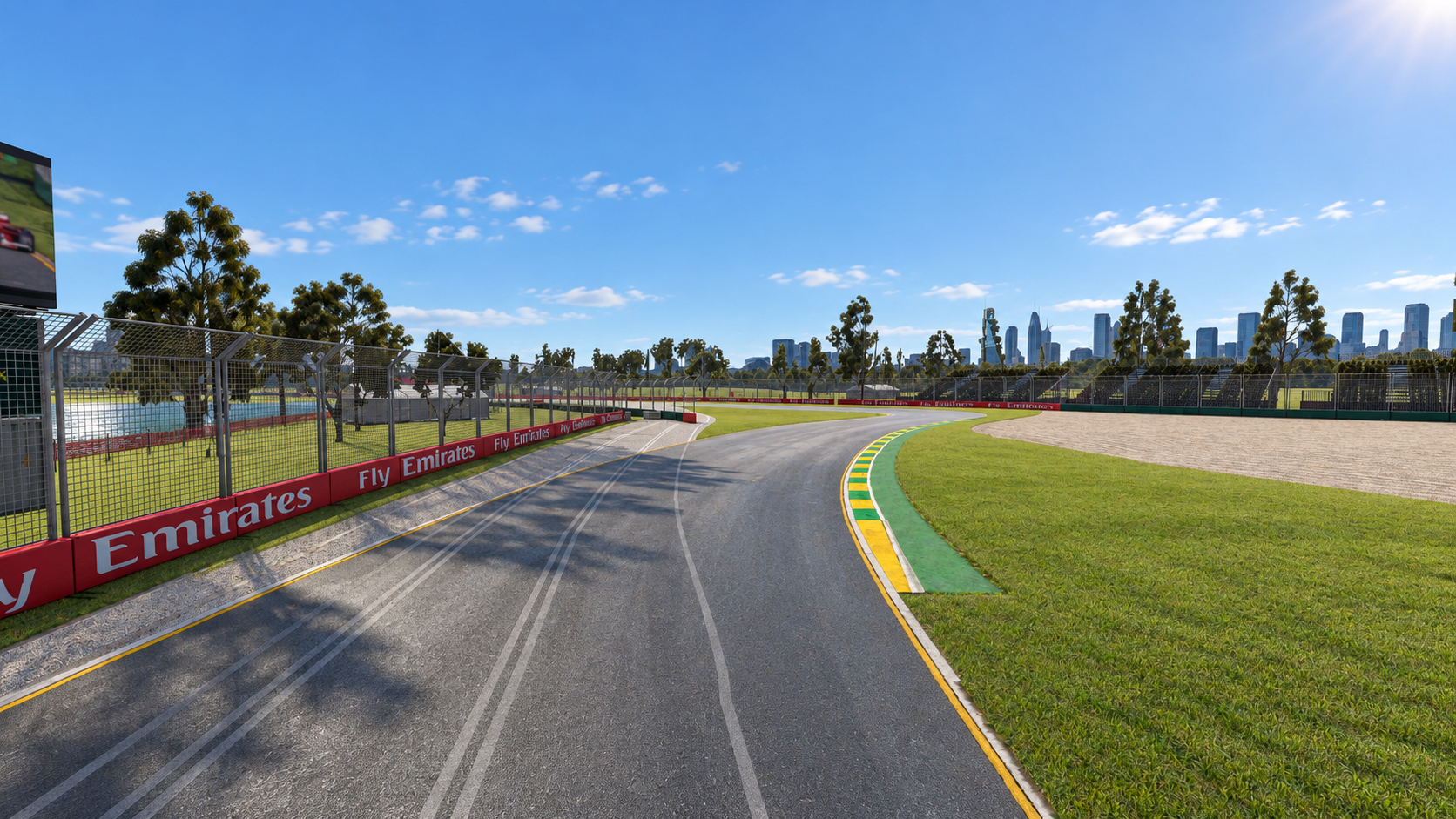 F1 Australian Grand Prix Albert Park Melbourne Circuit 3D Model