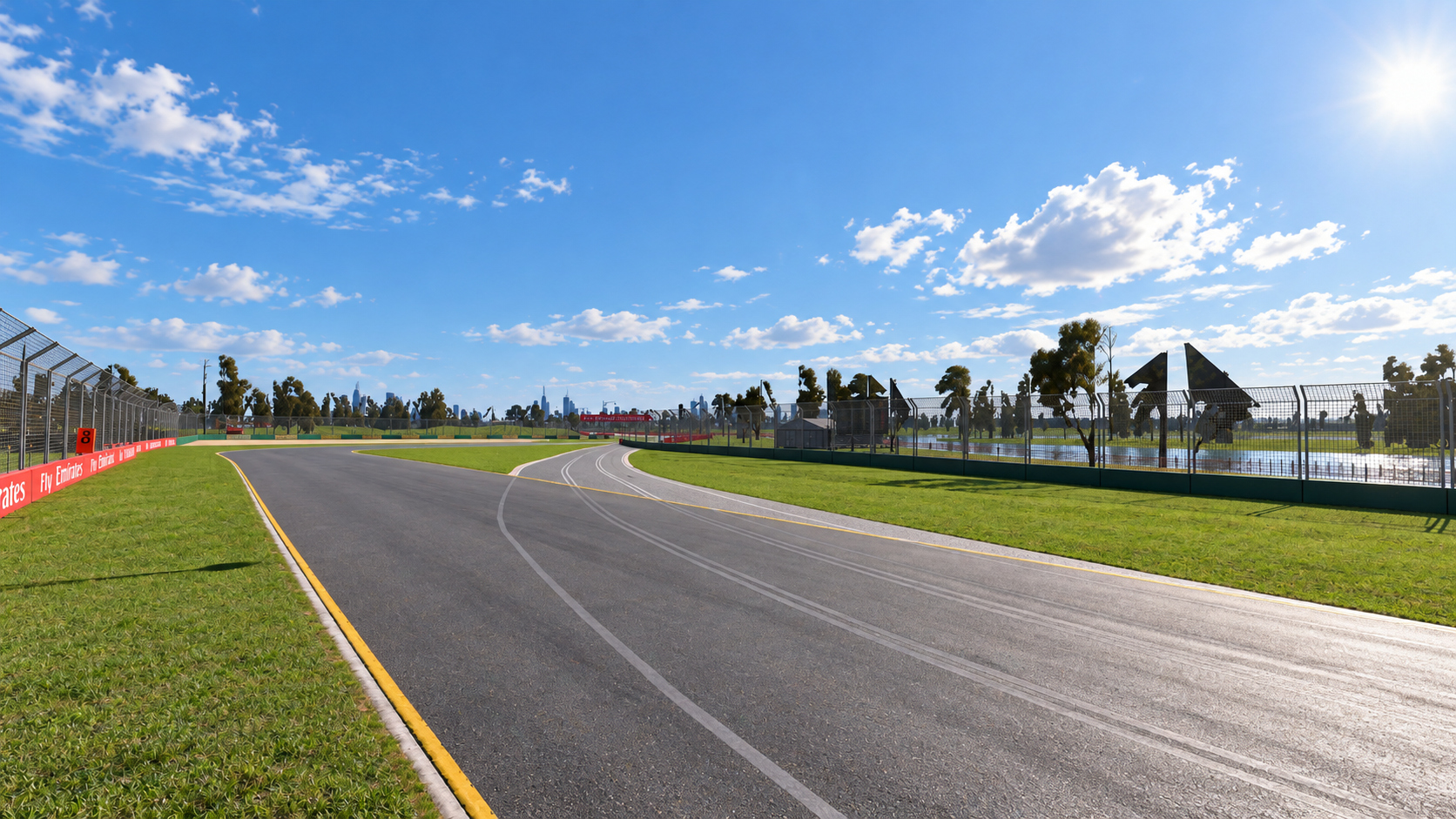 F1 Australian Grand Prix Albert Park Melbourne Circuit 3D Model