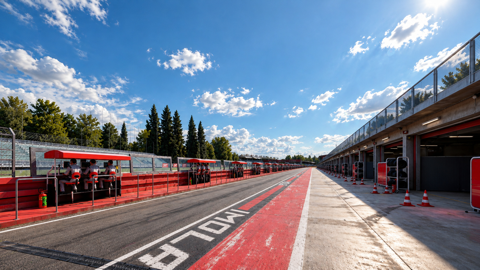 F1 Imola Grand Prix Circuit 3D Model