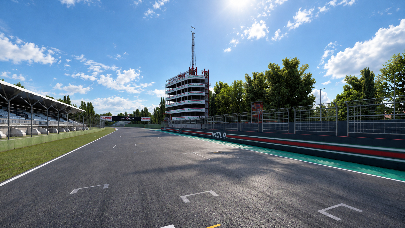 F1 Imola Grand Prix Circuit 3D Model