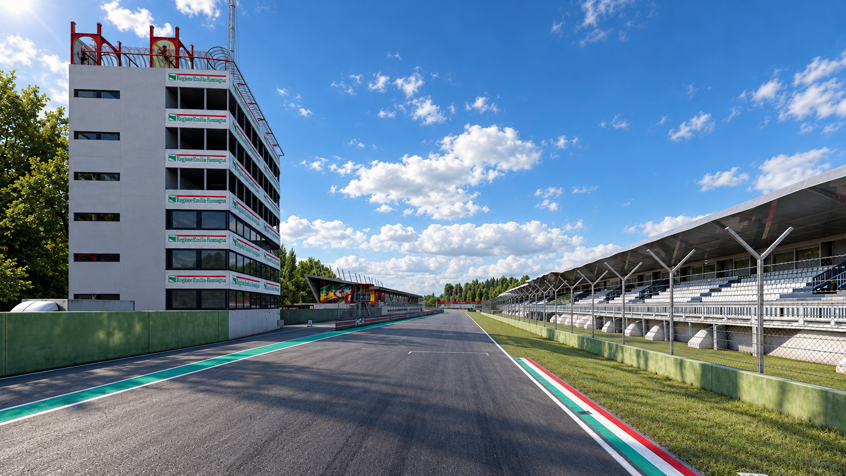 F1 Imola Grand Prix Circuit 3D Model